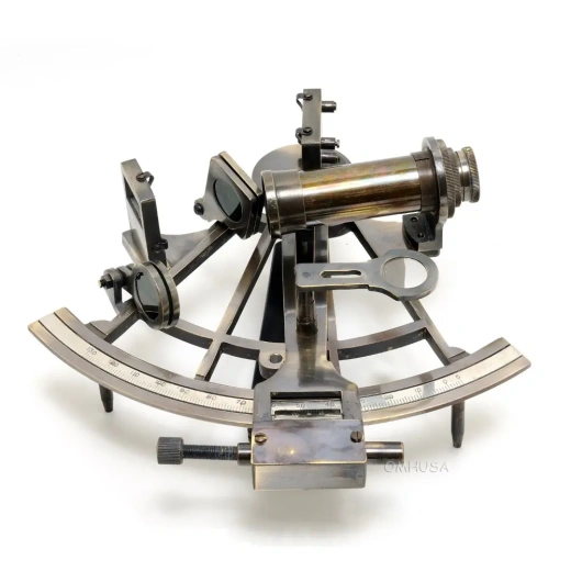 Nautical Sextant in Wood Box (Large)