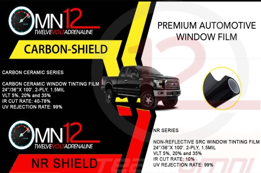 Omni12 Window Film - Carbon Ceramic / Non-Reflective Src - O12-Tf-Cc/Nr