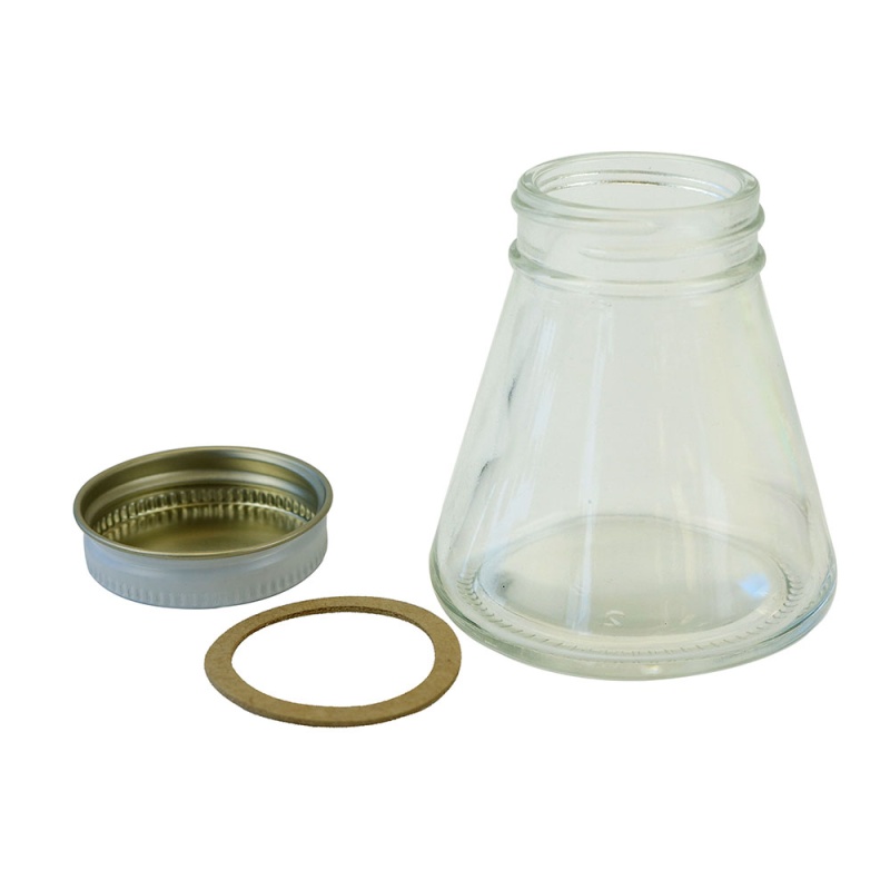 Paasche H-193 3 oz. Plain Jar, Cover & Gasket