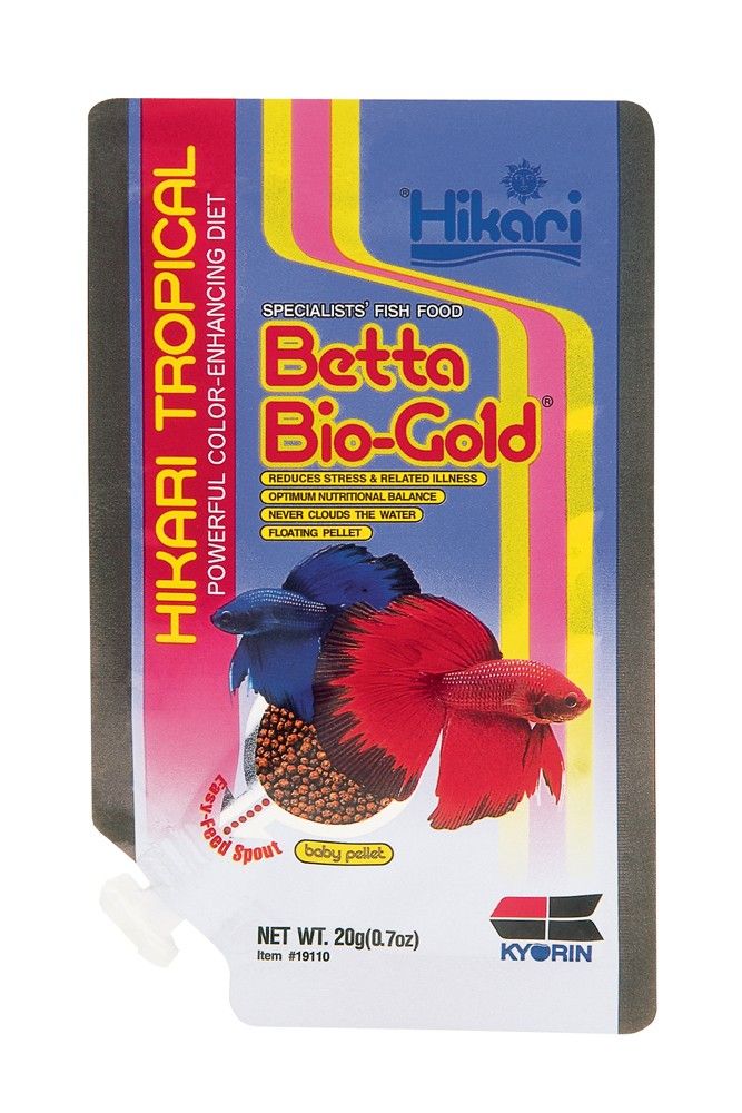 Hikari Usa Betta Biogold Pellets Fish Food 0.7 Oz