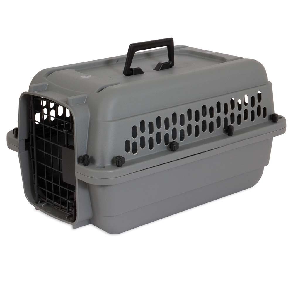 Aspen Traditional Dog Kennel HardSided Gray 20 In