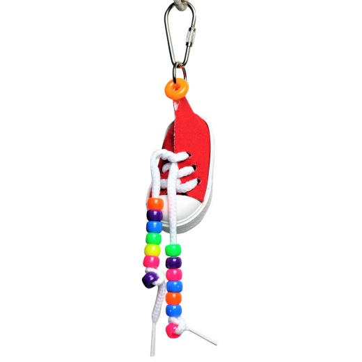 A&E Cages Happy Beaks Sneakers Bird Toy
