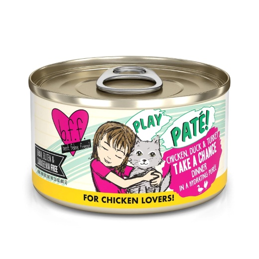 Bff Cat Play Chicken, Duck & Turkey Take A Chance Dinner 2.8Oz. (Case Of 12)