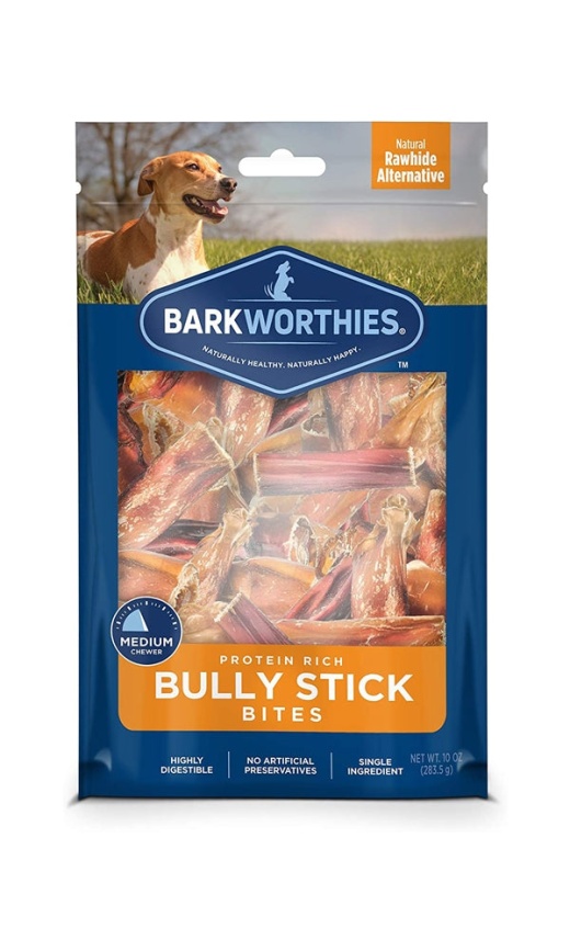Barkworthies Bully Bites Dog Treats - 16Oz Bag