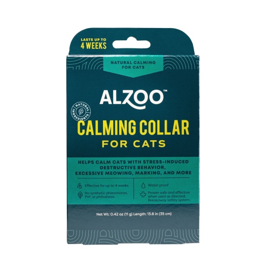 Alzoo Plant-Based Calming Collar Cat 13.8In