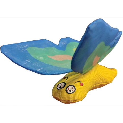 Yeowww! Butterfly Catnip Cat Toy Blue 1Ea/One Size