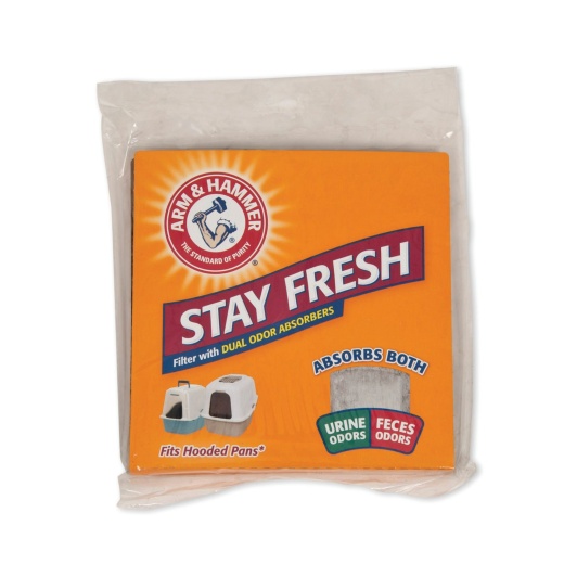 Arm And Hammer Universal Filter For Hooded Cat Litter Pan Black One Size