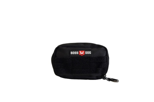 Boss Dog Tactical Molle Harness Bag Black, 1Ea/Small