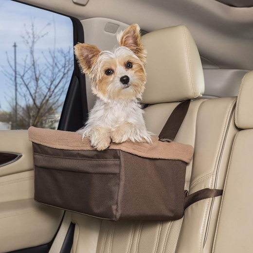 Solvit Products Deluxe Dog Booster Seat Tan