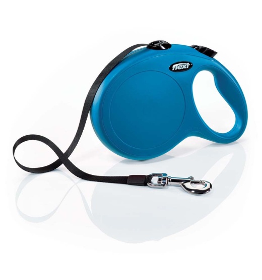 Flexi Classic Retractable Tape Dog Leash - Blue 26 Ft Large
