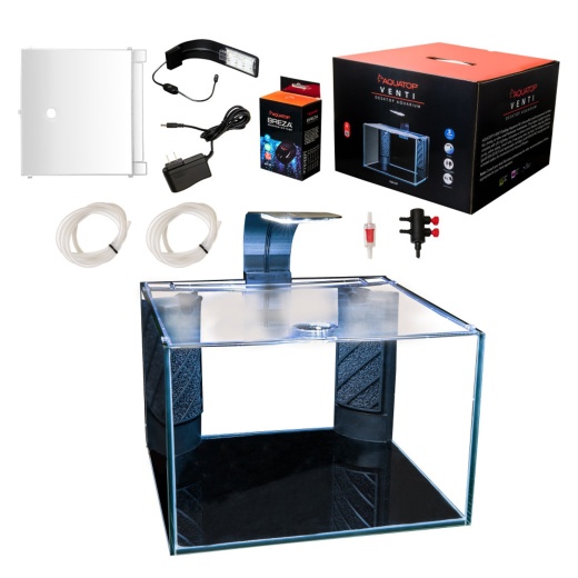 Aquatop Venti Desktop Aquarium Kit 1Ea-4 Gal - Perfect Home for Betta Fish and Freshwater Invertebrates