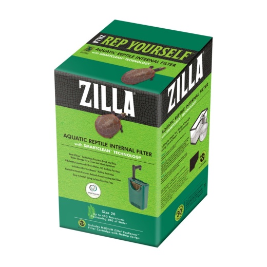 Zilla Aquatic Reptile Internal Filter With Smartclean Technology 1Ea/Medium