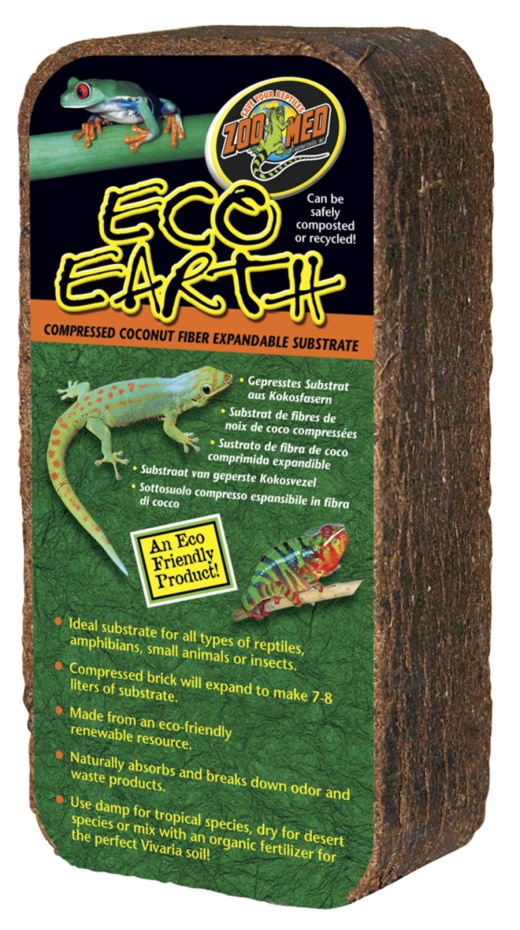 Earth Coconut Fiber Substrate - Eco Earth for Reptile Terrariums