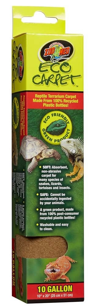 Zoo Med Eco Carpet Reptile Terrarium Carpet Tan - 10 Gal