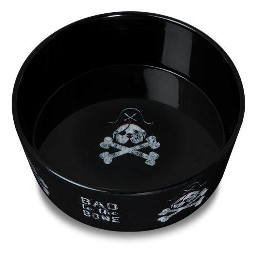 Loving Pets Dolce Moderna Bowl Bad To The Bone - Stylish and Functional Dog Bowl