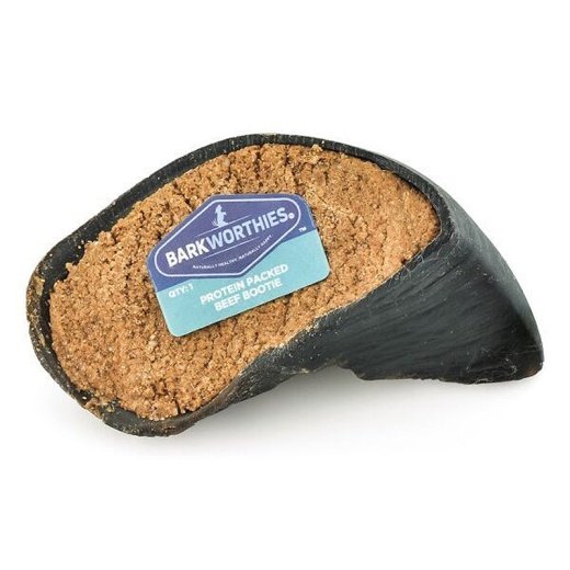 Barkworthies Dog Bootie Beef Bully 4 Inch 20Ct - Natural Chews for Dogs