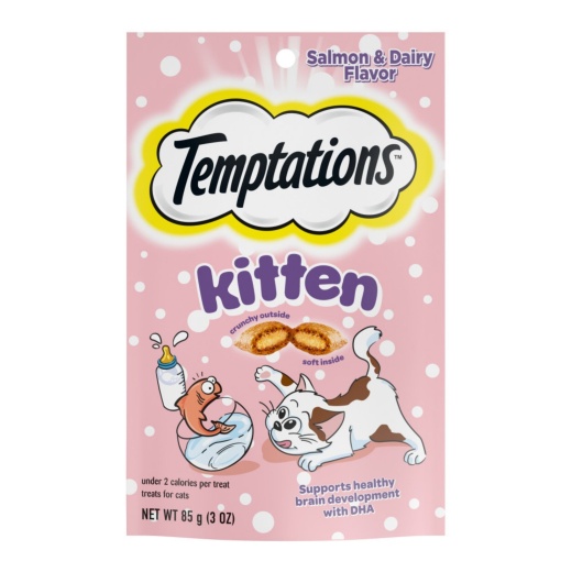 Temptations Kitten Cat Treat Salmon & Dairy 1Ea/3Oz