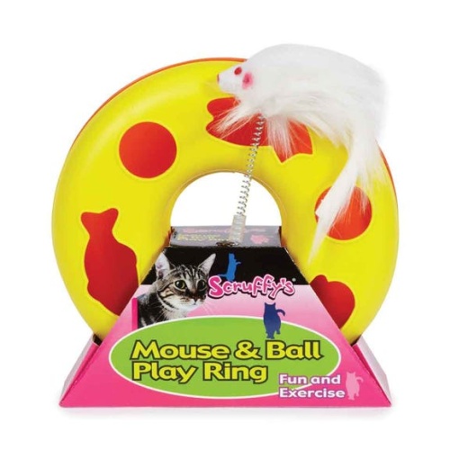 Scruffy's Mouse Ball Play Ring - The Ultimate Cat Toy