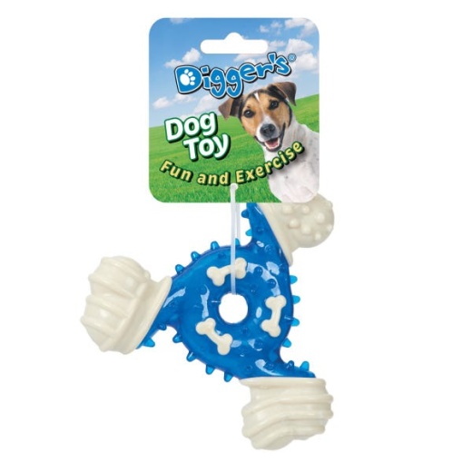 Digger's TPR Mighty Triangle - The Ultimate Chew Toy for Dogs