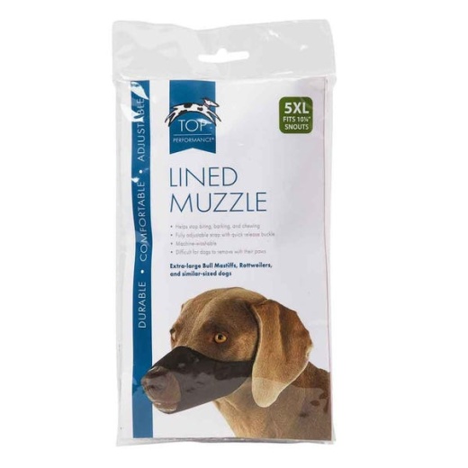 Top Performance Lined Nylon Muzzle 10.25Insnout 5Xl