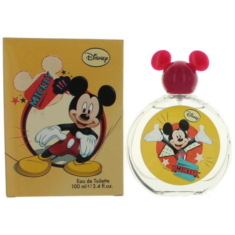 Mickey Mouse By Disney, 3.4 Oz Eau De Toilette Spray For Kids (Yellow)