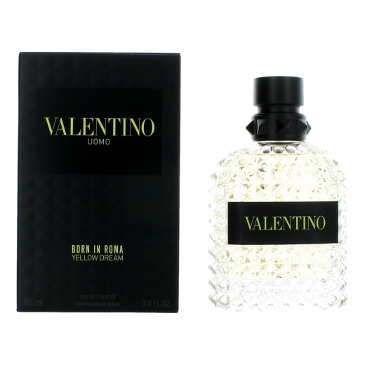 Valentino Uomo Born In Roma Yellow Dream EDT Spray for Men 3.4Oz