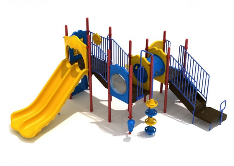 Rose Creek Playground Structure with Interactive Games, Slides and Climbers