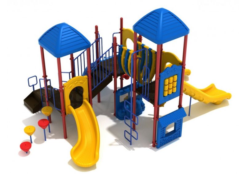Ditch Plains Playground Structure with Interactive Games, Slides and Climbers