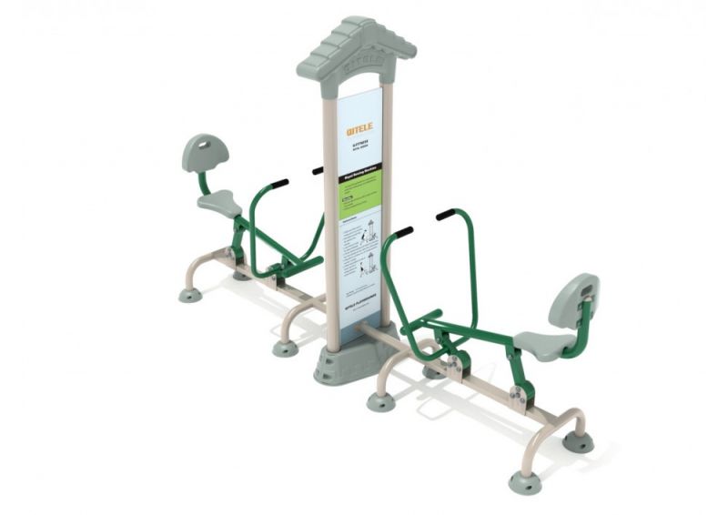 Outdoor Fitness Royal Double Station Rower