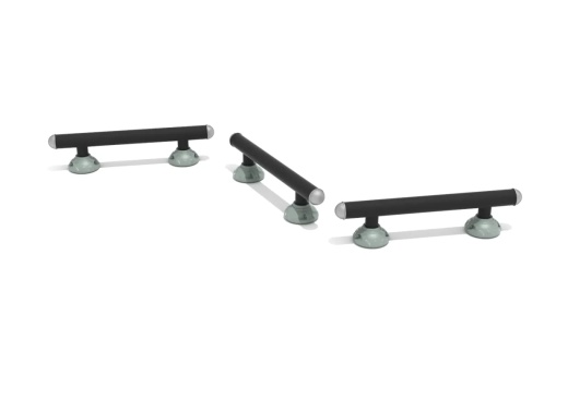 Triple Station Balance Beam - Elevate Your Outdoor Fitness Routine