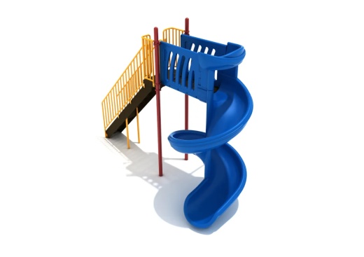8 Foot 450-Degree Spiral Slide - Thrilling Playground Fun