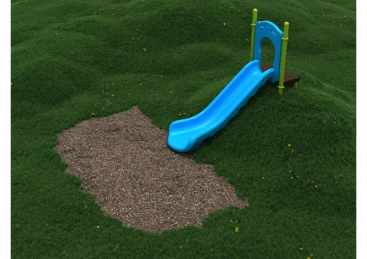 4 Foot Single Straight Embankment Slide