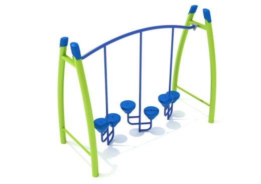 Curved Post Pebble Bridge for Kids