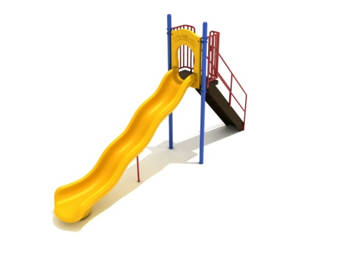 6 Foot Single Wave Slide - Thrilling Fun for Kids