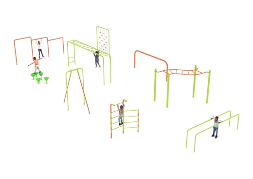 9 Piece Advanced Kids Gym Course - A Fun Route to Fitness!