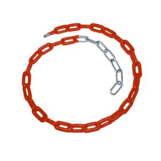 PVC-Coated Swing Set Chain, Red, 5'-0"
