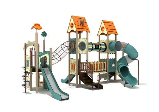 Sugarberry Canopy Quest Play Structure, Stainless Steel