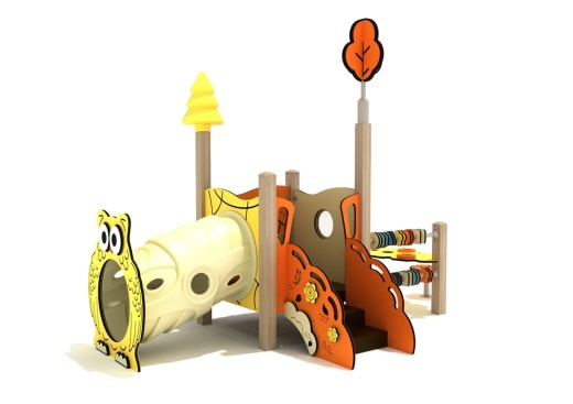 Siberian Cypress Canopy Mini Play Structure, Saltguard