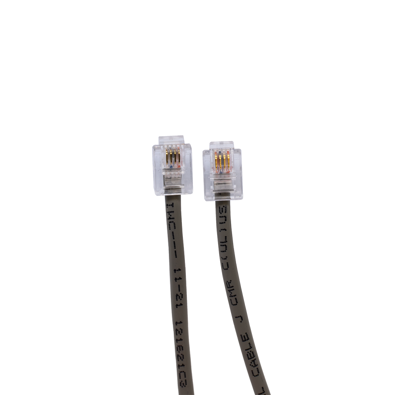 2' 2 Pair Solid Wire Patch Cord