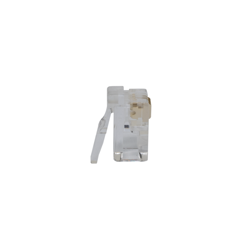Modular 4P4c Flat Wire Plugs (50 Count)