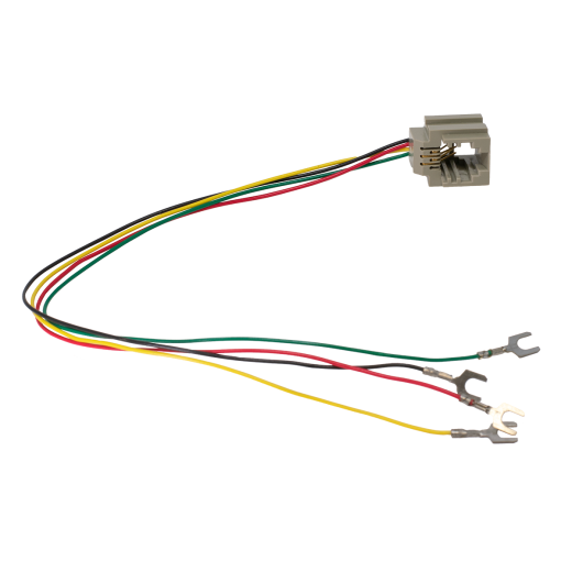 623K4 Modular Line Cord Jack with Spades