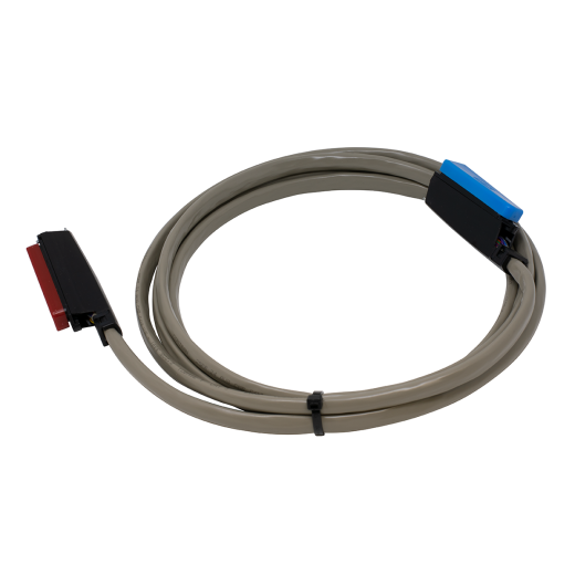 25Cp10 10' 25 Pair Cat3 Pvc Cable with Female 90 to Male 90 Amp Connectors
