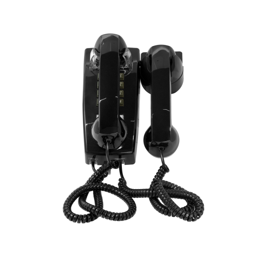 Black 2554 Consultation Wall Phone