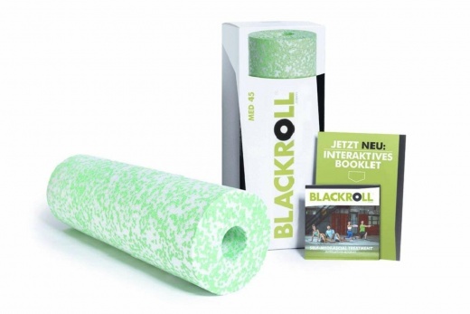 Blackroll Med Foam Roller, 12" X 6" White/Green