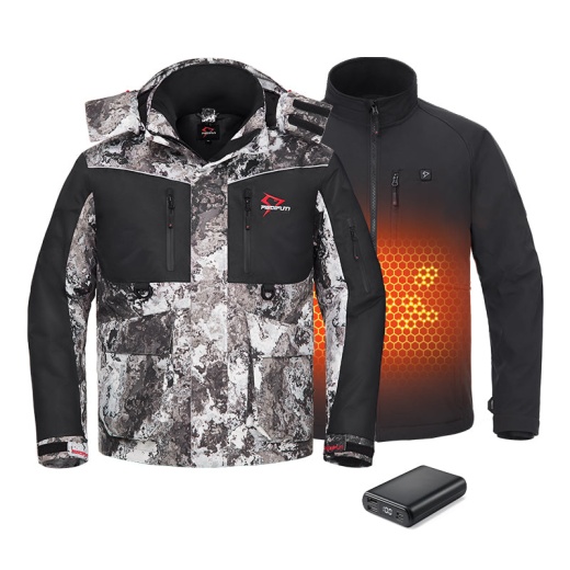 Piscifun Ice Fishing 3-In-1 Jacket Waterproof Fishing Jackets