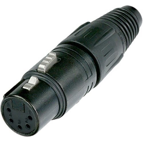 5 Pin XLR Female Jack - High-Quality XLR-5 Connector for Professional Audio Applications