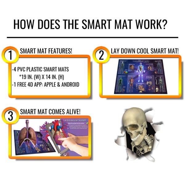 Popar Human Anatomy 4D Smart Mats & App-5 User License
