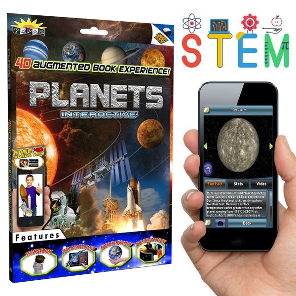 Popar Planets 4D Smart Book & App