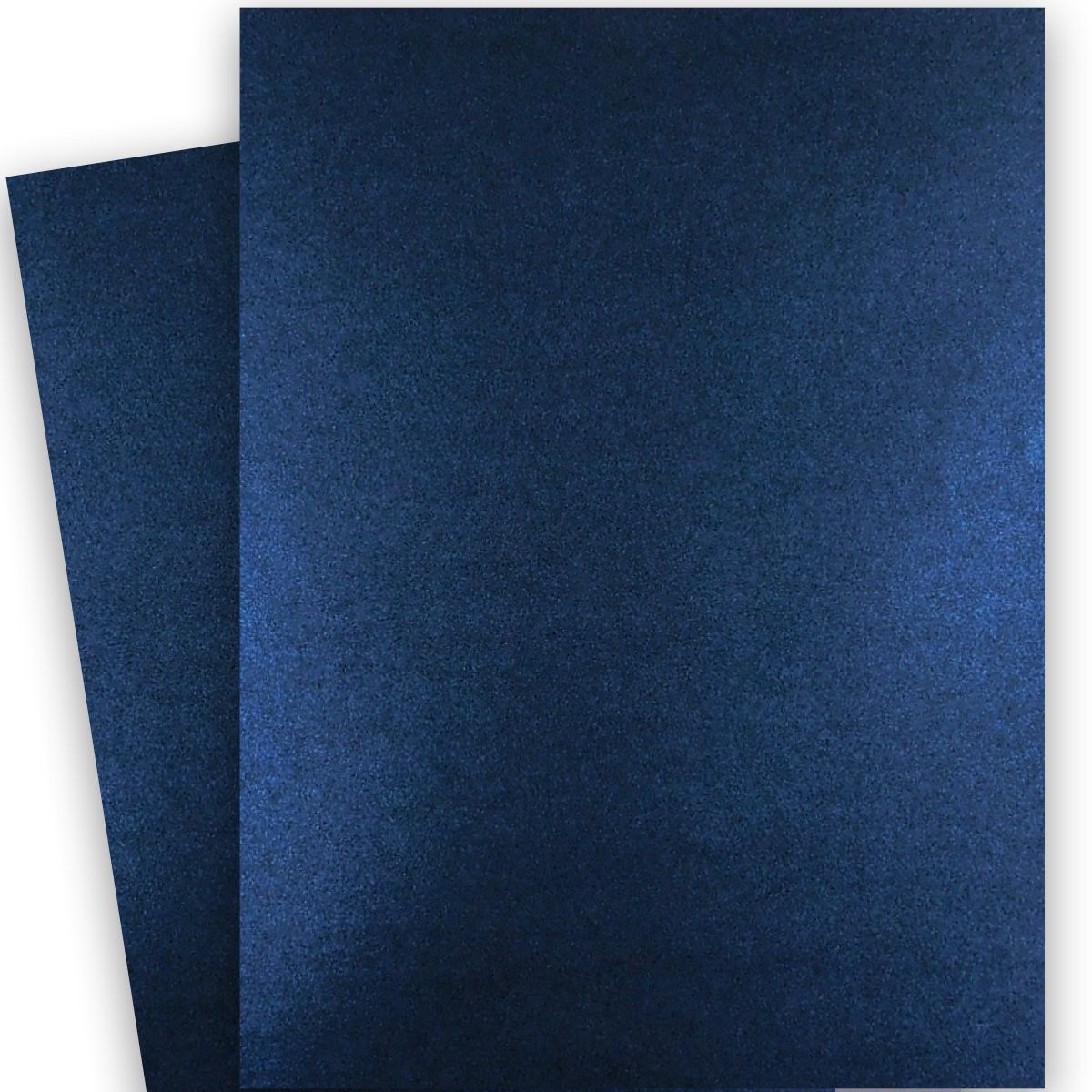 Shine BLUE SATIN - Shimmer Metallic Card Stock Paper - 8.5 x 11 - 92lb Cove