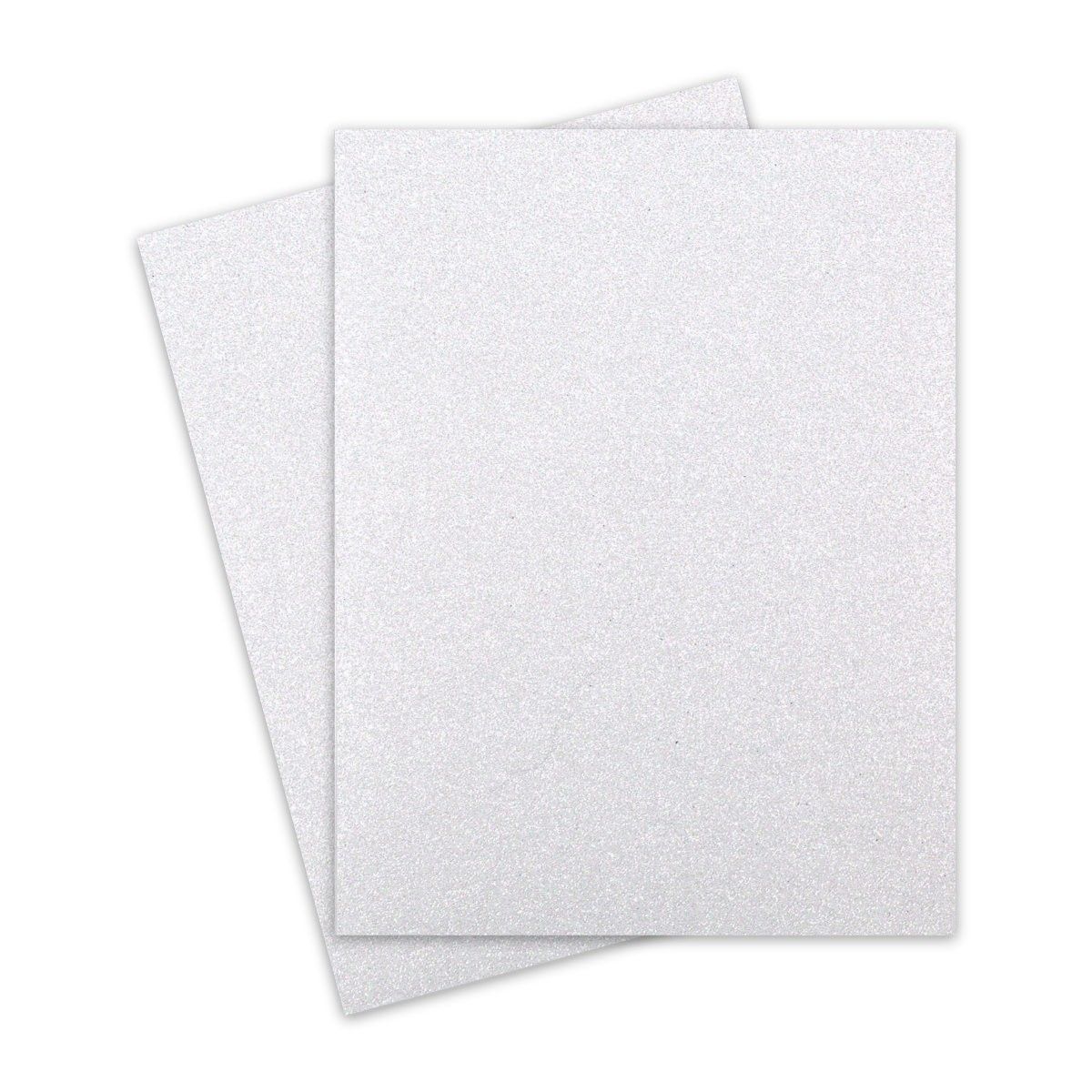 8-1/2-x-11 - 25 per package Premium Pastelle Bright White Paper Deckle-edge